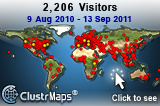 Locations of visitors to this page